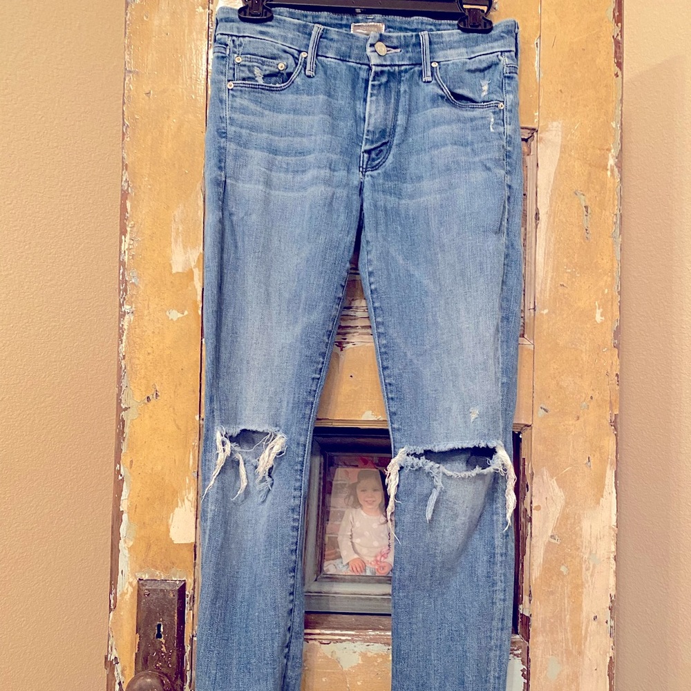Size 26 mother looker ankle Ray jeans